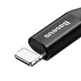 Baseus Spring - Câble spirale USB vers Lightning 1 m 2 A (noir) (vue 4)