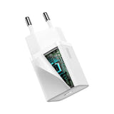 Baseus Super Si 20 W - Chargeur USB-C + câble Lightning 1 m (blanc) (vue 5)