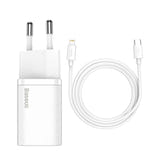 Baseus Super Si 20 W - Chargeur USB-C + câble Lightning 1 m (blanc) (vue 7)