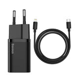 Baseus Super Si 20 W - Chargeur USB-C + câble Lightning 1 m (noir) (vue 2)