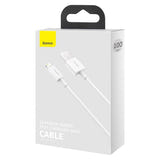 Baseus Superior - Câble USB vers Lightning 1 m 2,4 A (blanc) (vue 11)