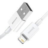 Baseus Superior - Câble USB vers Lightning 1 m 2,4 A (blanc) (vue 3)