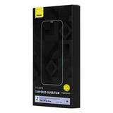Baseus Crystal Series - Verre trempé filtre anti lumière bleue pour iPhone 14 Pro : clarté affichage élevée