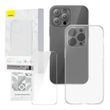 Baseus Corning - Coque transparente et verre trempé 9H pour iPhone 12 Pro Max : set coque verre iPhone 12 Pro max