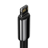 Baseus Tungsten Gold - Câble USB vers Lightning 2 m 2,4 A (noir) (vue 3)