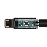 Baseus Tungsten Gold - Câble USB vers Lightning 2 m 2,4 A (noir) (vue 7)