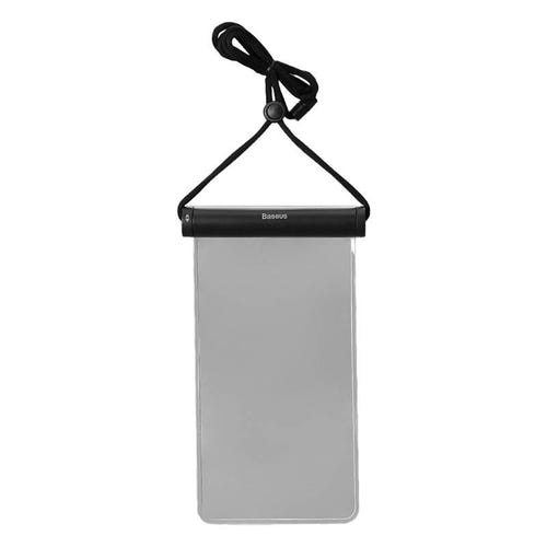 Baseus AquaGlide - Housse étanche IPX8 à verrou cylindrique pour smartphone (noire)