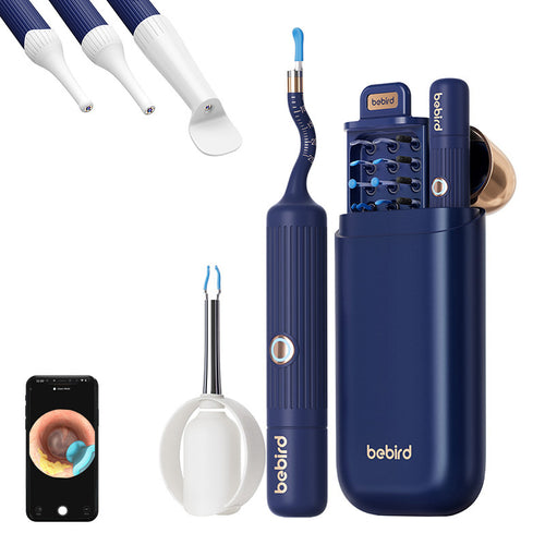 bebird EarSight Plus I35R - Otoscope caméra stabilisé, bleu