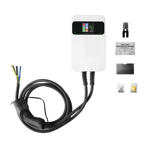 BESEN SQ20-11KW-APP - borne de recharge murale 11 kW pilotée par application : face avant