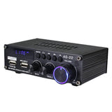 BlitzWolf AS-22 - Amplificateur audio 45 W Bluetooth 5.0, noir : façade boutons