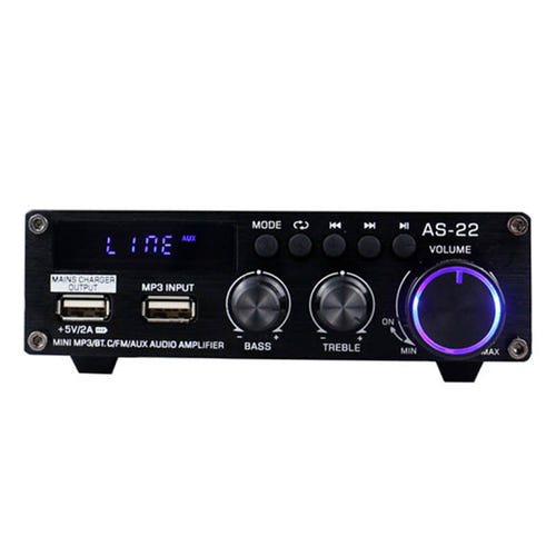 BlitzWolf AS-22 - Amplificateur audio 45 W Bluetooth 5.0, noir