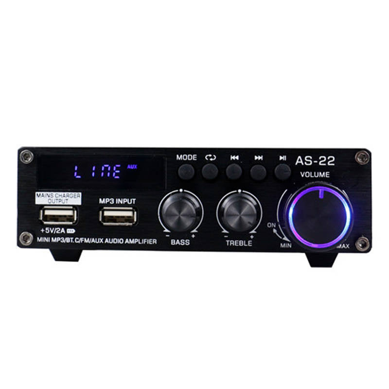 BlitzWolf AS-22 - Amplificateur audio 45 W Bluetooth 5.0, noir - visuel 1