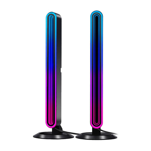 BlitzWolf BW-AL1 - Lampe d'ambiance LED RGB 2 barres, synchro musique