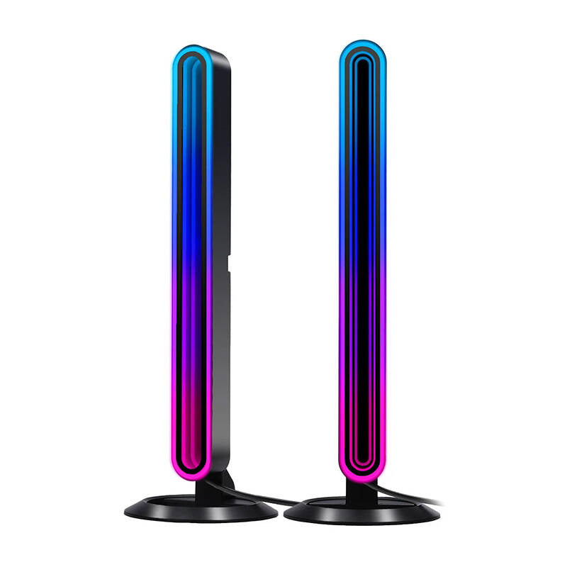BlitzWolf BW-AL1 - Lampe d'ambiance LED RGB 2 barres, synchro musique - visuel 1