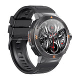 BlitzWolf BW-AT5 - Montre connectée AMOLED appels Bluetooth, noire : noir suivi santé