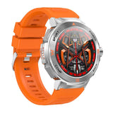 BlitzWolf BW-AT5 - Montre connectée AMOLED appels Bluetooth, orange : écran AMOLED