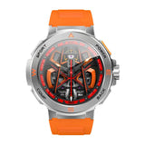 BlitzWolf BW-AT5 - Montre connectée AMOLED appels Bluetooth, orange : sport santé