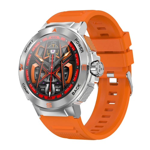 BlitzWolf BW-AT5 - Montre connectée AMOLED appels Bluetooth, orange