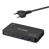 BlitzWolf BW-i100 - Chargeur secteur 5 ports 120 W, USB-C et USB-A