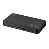 BlitzWolf BW-i100 - Chargeur secteur 5 ports 120 W, USB-C et USB-A : cinq ports détail