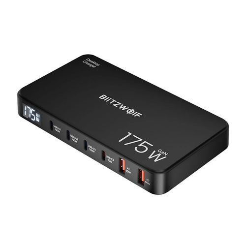 BlitzWolf BW-S30 - Station de charge 6 en 1, 175 W, 4 USB-C et 2 USB-A - visuel 1