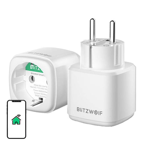 BlitzWolf BW-SHP15 - Prise connectée ZigBee 3680 W, suivi conso et minuterie