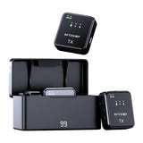 BlitzWolf BW-SX63 - Micro cravate sans fil, réduction de bruit, noir