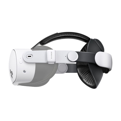 BOBOVR E3 - Sangle de maintien pour Meta Quest 3 et 3S : vue arrière coussin alvéole