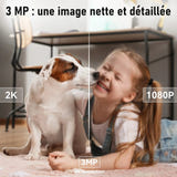 BoyKeep 3MP - Caméra Wi-Fi intérieure à suivi automatique - visuel 3