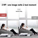 BoyKeep K11 - Caméra Wi-Fi intérieure Full HD pliable, rotation 360° : design compact