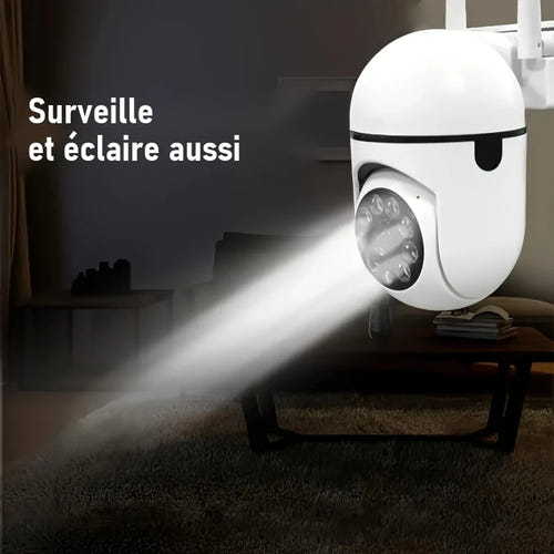 BoyKeep Y108 - Caméra ampoule Wi-Fi 1080P, vision nocturne couleur et suivi des mouvements - visuel 3