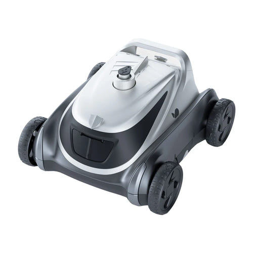 Bublue Bubot 500P - Robot de piscine sans fil pour grands bassins hors-sol jusqu'à 100 m² : bouche aspiration vue de face