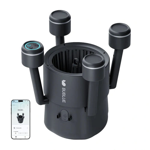 Bublue Vortex V5 - Robot de piscine sans fil pour bassins jusqu'à 50 m²