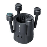 Bublue Vortex V5 - Robot de piscine sans fil pour bassins jusqu'à 50 m² : vue de dessus panier filtrant