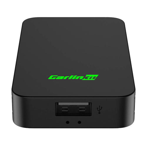 Carlinkit 2AIR - Adaptateur CarPlay et Android Auto sans fil noir : ports USB-C