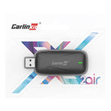 Carlinkit AIR X2 - Adaptateur CarPlay et Android Auto sans fil plat : emballage