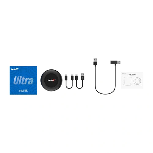 Carlinkit TBOX ULTRA 3 - Boîtier Android 15 CarPlay avec écran LCD 1,8 pouce