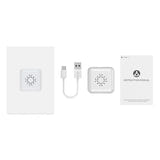 Carlinkit U2W Mini - Adaptateur CarPlay sans fil blanc : console centrale