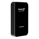Carlinkit U2W Plus - Adaptateur CarPlay sans fil noir : boîtier vue dessus