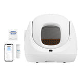 CATLINK BayMax - Litière autonettoyante connectée 7 litres à entrée basse : en situation