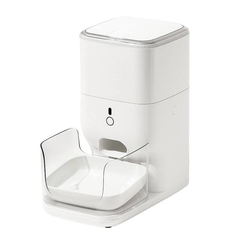 CATLINK F04 STD - Distributeur de croquettes connecté 4 L à double alimentation : face