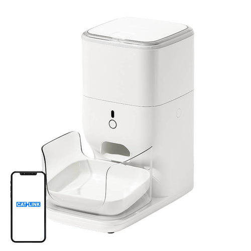 CATLINK Fresh 2 F04 PRO - Distributeur de croquettes connecté 4 L avec reconnaissance RFID : face