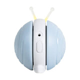 Cheerble Wicked Snail - Jouet interactif motorisé pour chat, bleu : coque bleue et LED