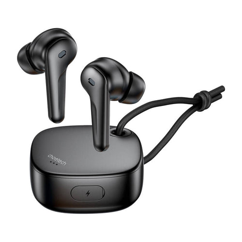 Choetech BH-T17 - Écouteurs sans fil Bluetooth 5.4 à réduction de bruit active, noirs - visuel 1