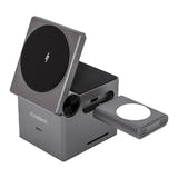 Choetech T632-F - Chargeur à induction 3 en 1 15 W avec support orientable, noir