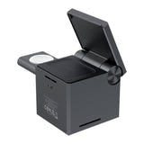 Choetech T632-F - Chargeur à induction 3 en 1 15 W avec support orientable, noir : module aimanté détachable