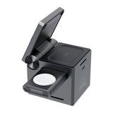 Choetech T632-F - Chargeur à induction 3 en 1 15 W avec support orientable, noir - visuel 2