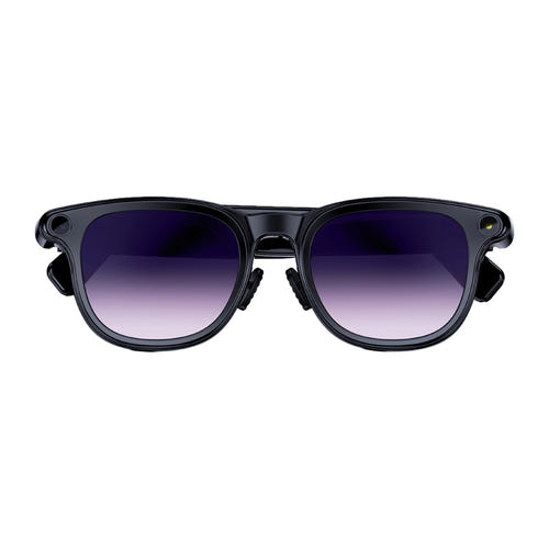 COLMi A2 - Lunettes audio IA avec 3 paires de verres interchangeables : violets
