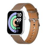 COLMi C28 - Montre connectée argent, bracelet cuir marron - visuel 3