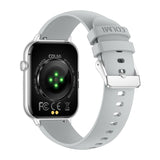 COLMi C28 - Montre connectée avec appels Bluetooth, argent, bracelet silicone - visuel 4